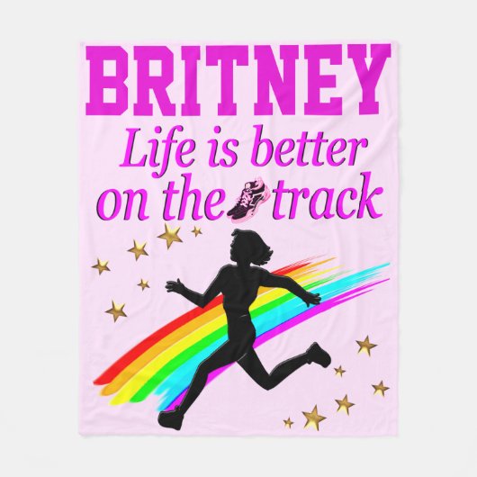 HET LEVEN IS BETER OP DE BAAN GEPERSONALISEERDE DE FLEECE DEKEN (Voorkant)