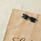 Het leven is beter op de badhanddoek (In situ)