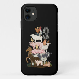 Het leven is beter op de boerderij, Mooie Dieren,  Case-Mate iPhone Case