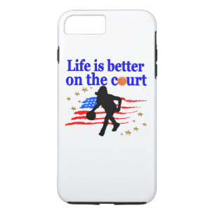 HET LEVEN IS BETER OP DE COURT USA DESIGN Case-Mate iPhone CASE
