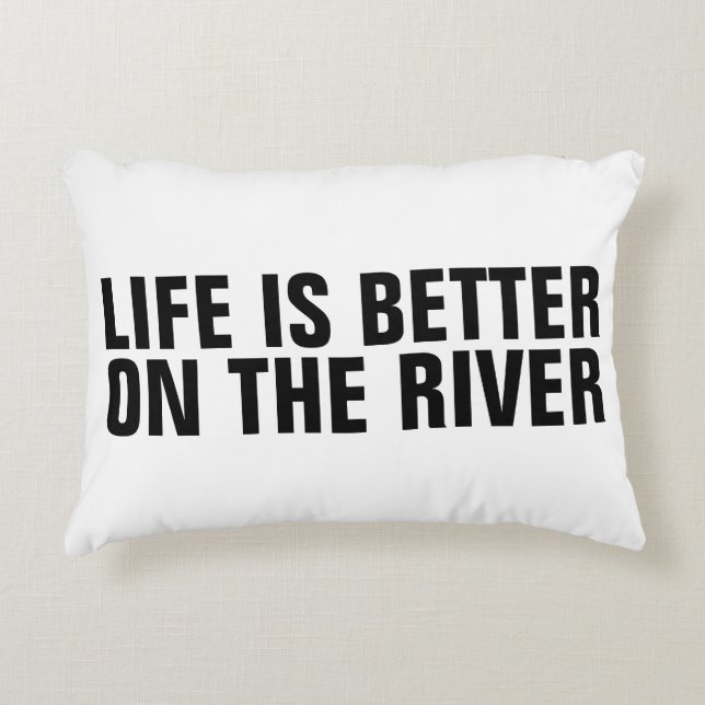 HET LEVEN IS BETER OP DE KUSSENS VAN DE RIVIER (Voorkant)