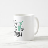 Het leven is beter op de Porch Koffiemok (Voorkant rechts)