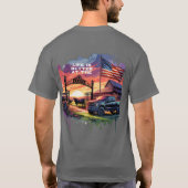 Het leven is beter op de ranch t-shirt (Achterkant)