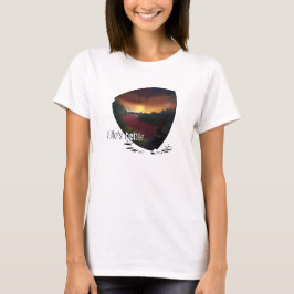 Het leven is beter op de rotsen. rotsklimmer t-shirt