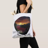 Het leven is beter op de rotsen. rotsklimmer tote bag (Dichtbij)