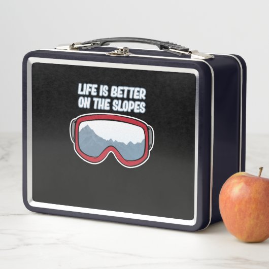 Het leven is beter op de skiester Slopes (In situ)