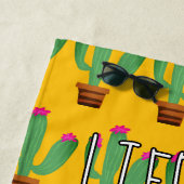 Het leven is beter op de tuin schattige catactuspr strandlaken (In situ)