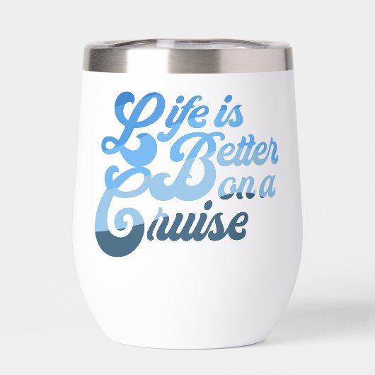 Het leven is beter op een cruise (Achterkant)