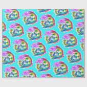 Het leven is beter op een cruise cadeaupapier (Vlak)