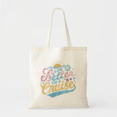 Het leven is beter op een cruise familie vakantie  tote bag (Voorkant)