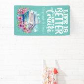 Het leven is beter op een cruise spandoek (Insitu)