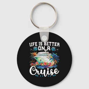 Het leven is beter op een cruiseschip Familie Vaka Sleutelhanger