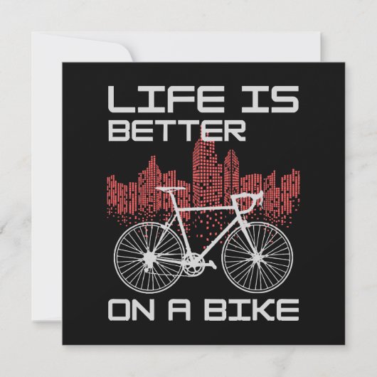 Het leven is beter op een fiets (Voorkant)