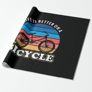 Het leven is beter op een fiets cadeaupapier