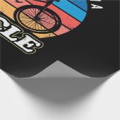 Het leven is beter op een fiets cadeaupapier (Hoek)