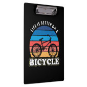 Het leven is beter op een fiets klembord (Rechts)
