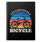 Het leven is beter op een fiets notitieboek (Voorkant)
