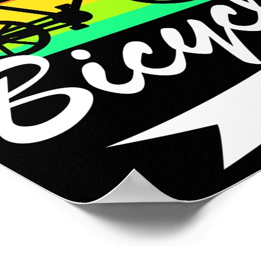 Het leven is beter op een fiets poster (Hoek)