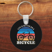 Het Leven Is Beter Op Een Fiets Sleutelhanger (Voorkant)