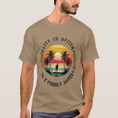 Het leven is beter op een Paddle Board T-shirt (Voorkant)