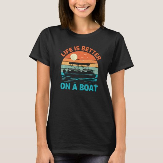 Het leven is beter op een prullenbak t-shirt (Voorkant)