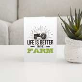 Het leven is beter op het Boerderij Kaart