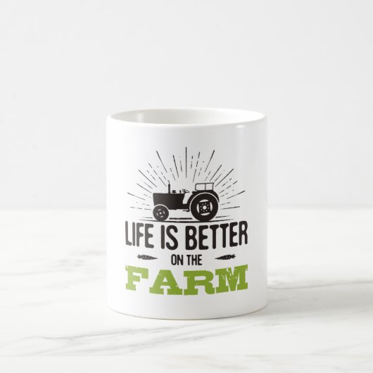 Het leven is beter op het Boerderij Koffiemok (Center)