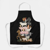 Het leven is beter op het Boerderij, Leuke Dieren, Schort (Voorkant)