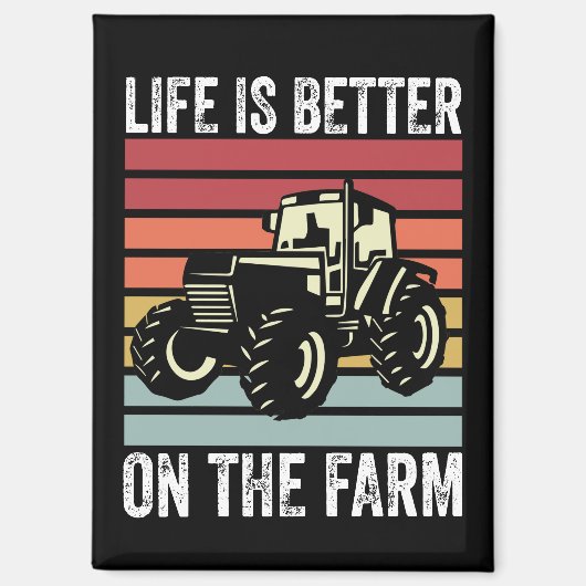 Het leven is beter op het Boerderij - liefhebbers Magneet (Voorkant)