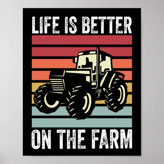 Het leven is beter op het Boerderij - liefhebbers  Poster (Voorkant)