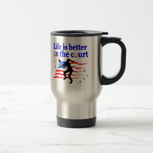 HET LEVEN IS BETER OP HET HOF USA VOLLEYBAL ONTWER REISBEKER (Rechts)