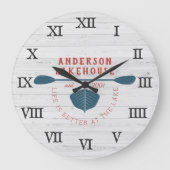 Het leven is beter op het meer | Familienaam Grote Klok (Voorkant)