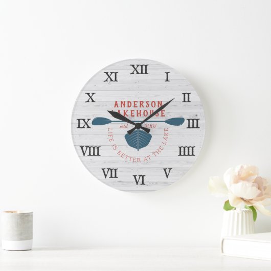 Het leven is beter op het meer | Familienaam Grote Klok (Huis)