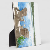 Het leven is beter op het meer fotoplaat (Zijkant)