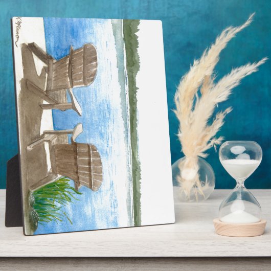 Het leven is beter op het meer fotoplaat (Zijkant)