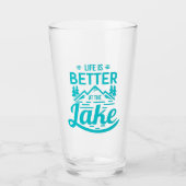 Het leven is beter op het meer glas (Voorkant)