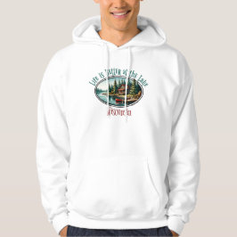 Het leven is beter op het meer hoodie