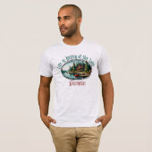 Het leven is beter op het meer t-shirt (Voorkant volledig)