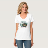 Het leven is beter op het meer t-shirt (Voorkant volledig)