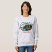 Het leven is beter op het meer trui (Voorkant volledig)