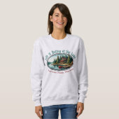 Het leven is beter op het meer trui (Voorkant volledig)