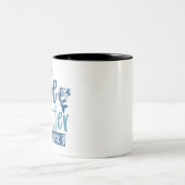 Het leven is beter op het meer tweekleurige koffiemok (Center)