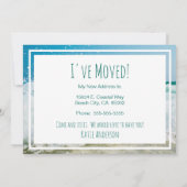 Het leven is beter op het strand aankondiging (Achterkant)