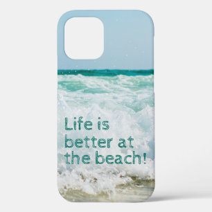 Het leven is beter op het strand Case-Mate iPhone case