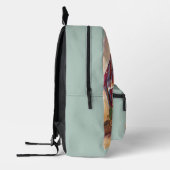 Het leven is beter op het strand Coastal Aesthetic Bedrukte Rugzak (Links)