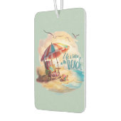 Het leven is beter op het strand Coastal Aesthetic Luchtverfrisser (Links)