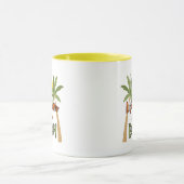 Het leven is beter op het strand koffie Mok (Midden)