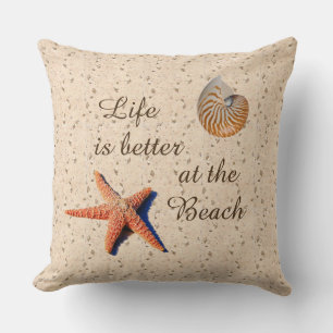 Het leven is beter op het strand kussen