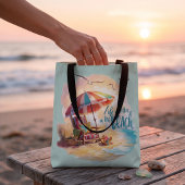 Het Leven is Beter op het Strand Kust Esthetiek Tote Bag