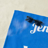 Het leven is beter op het strand mooie foto strandlaken (In situ)